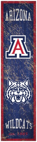 Arizona Wildcats Heritage Banner Vertical Sign