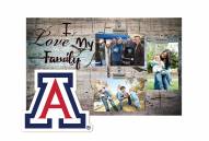 Arizona Wildcats I Love My Family Clip Frame