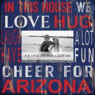 Arizona Wildcats In This House 10" x 10" Picture Frame