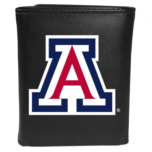 Arizona Wildcats Large Logo Leather Tri-fold Wallet