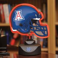 Arizona Wildcats Neon Helmet Desk Lamp