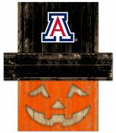 Arizona Wildcats Pumpkin Head Sign