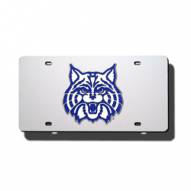 Arizona Wildcats Silver Laser License Plate