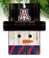 Arizona Wildcats Snowman Ornament