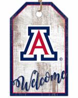 Arizona Wildcats Welcome Team Tag 11" x 19" Sign