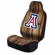 Arizona Wildcats Woodgrain Universal Bucket Car Seat Cover