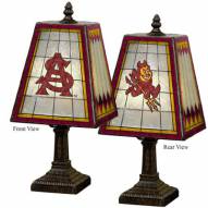 Arizona State Sun Devils NCAA Hand-Painted Art Glass Table Lamp