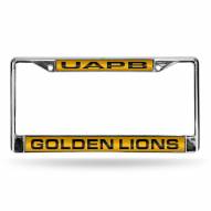 Arkansas-Pine Bluff Golden Lions Laser Chrome License Plate Frame