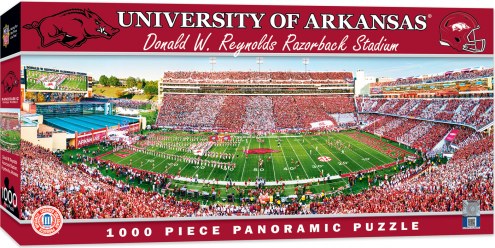 Arkansas Razorbacks 1000 Piece Panoramic Puzzle