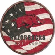 Arkansas Razorbacks 16" Flag Barrel Top