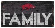 Arkansas Razorbacks 6" x 12" Family Sign