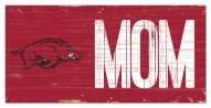Arkansas Razorbacks 6" x 12" Mom Sign