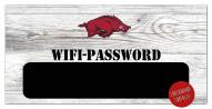 Arkansas Razorbacks 6" x 12" Wifi Password Sign