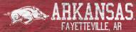 Arkansas Razorbacks 6" x 24" Team Name Sign