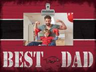 Arkansas Razorbacks Best Dad Clip Frame