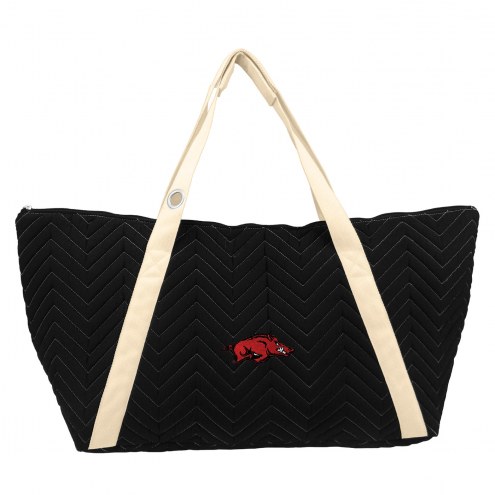 Arkansas Razorbacks Chevron Stitch Weekender Bag