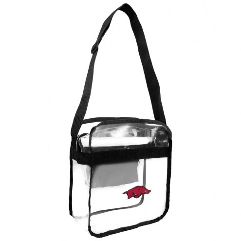 Arkansas Razorbacks Clear Crossbody Carry-All Bag