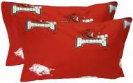 Arkansas Razorbacks Printed Pillowcase Set