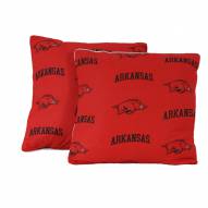 Arkansas Razorbacks Decorative Pillow Set