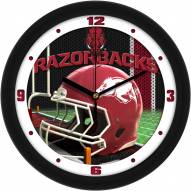 Arkansas Razorbacks Football Helmet Wall Clock