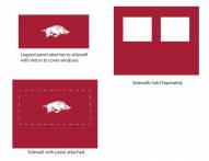 Arkansas Razorbacks Logo Canopy Sidewall Panel (Attaches to Window Sidewall)