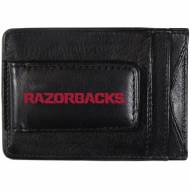 Arkansas Razorbacks Logo Leather Cash and Cardholder