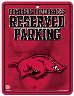 Arkansas Razorbacks Metal Parking Sign