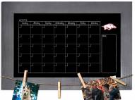 Arkansas Razorbacks Monthly Chalkboard with Frame