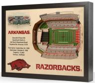 Arkansas Razorbacks 25-Layer StadiumViews 3D Wall Art