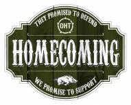 Arkansas Razorbacks OHT Homecoming 12" Tavern Sign