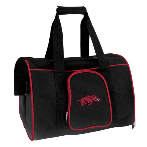 Arkansas Razorbacks Premium Pet Carrier Bag