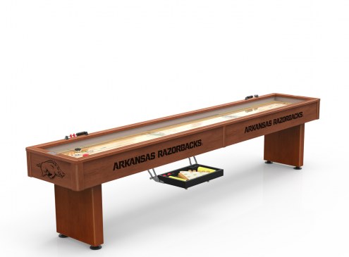 Arkansas Razorbacks Shuffleboard Table
