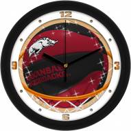 Arkansas Razorbacks Slam Dunk Wall Clock