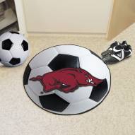 Arkansas Razorbacks Soccer Ball Mat