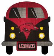 Arkansas Razorbacks Team Bus Sign