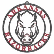 Arkansas Razorbacks Team Logo Cutout Door Hanger