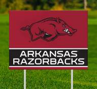 Arkansas Razorbacks Team Name Yard Sign