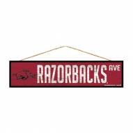 Arkansas Razorbacks Wood Avenue Sign