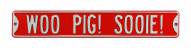 Arkansas Razorbacks Woo Pig Sooie Street Sign