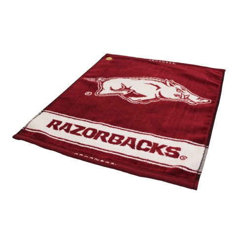 Arkansas Razorbacks Woven Golf Towel