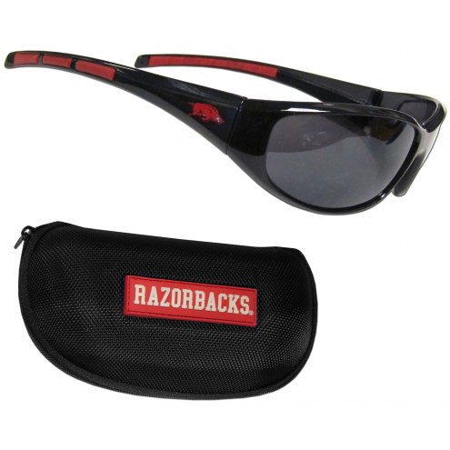 Arkansas Razorbacks Wrap Sunglasses and Case Set