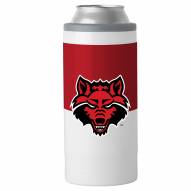 Arkansas State Red Wolves 12 oz. Colorblock Slim Can Coozie