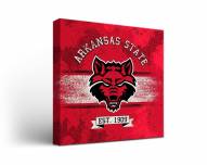 Arkansas State Red Wolves Banner Canvas Wall Art