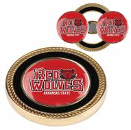 Arkansas State Red Wolves Challenge Coin with 2 Ball Markers