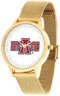 Arkansas State Red Wolves Gold Mesh Statement Watch