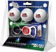 Arkansas State Red Wolves Golf Ball Gift Pack with Key Chain