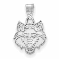 Arkansas State Red Wolves Sterling Silver Small Pendant