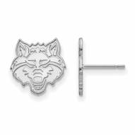 Arkansas State Red Wolves Sterling Silver Small Post Earrings