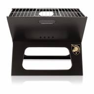 Army Black Knights Black Portable Charcoal X-Grill
