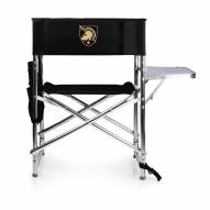Army Black Knights Black Sports Folding Chair